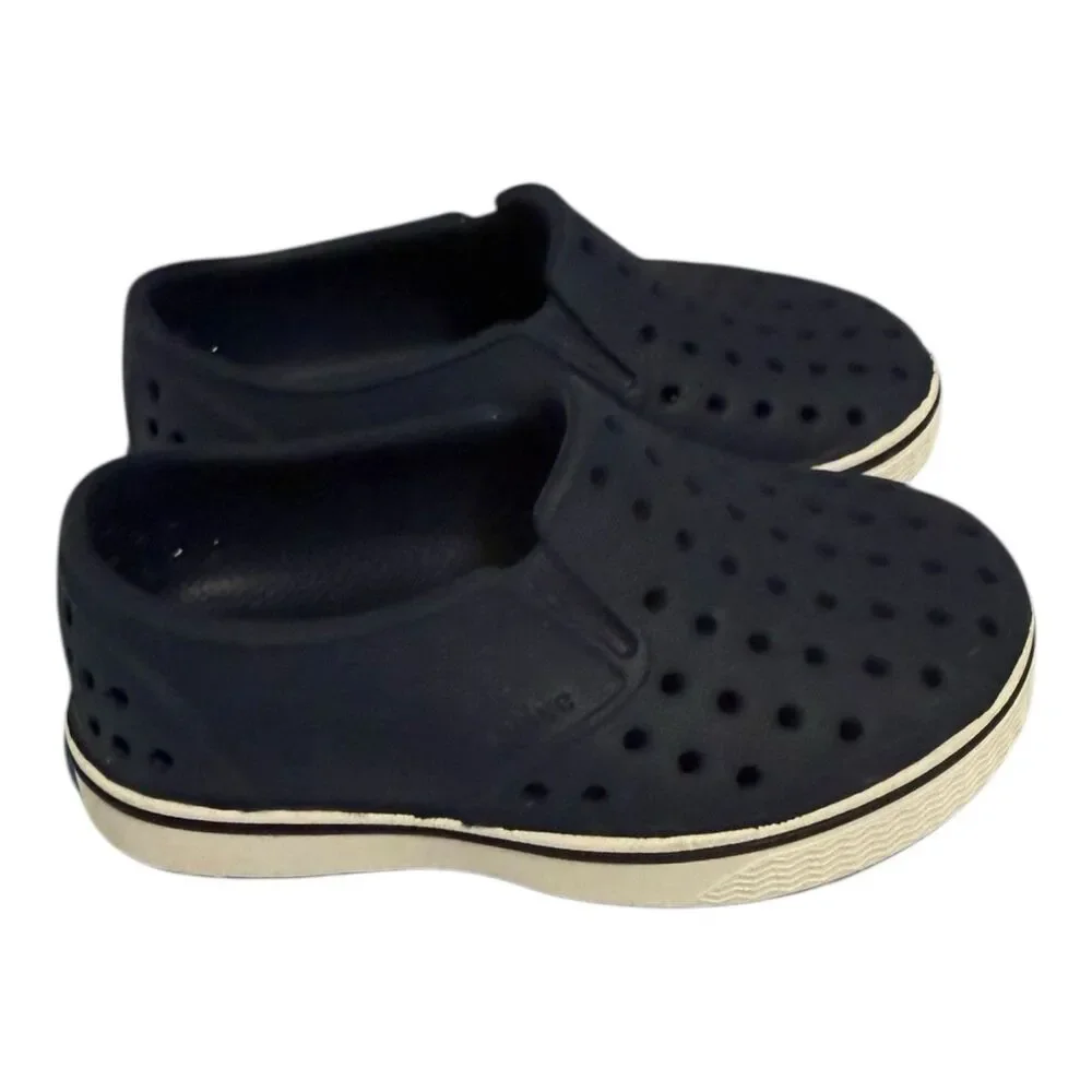 Native Shoes Toddler's Boy Miles Water shoes Outdoor Sneakers White Size 5